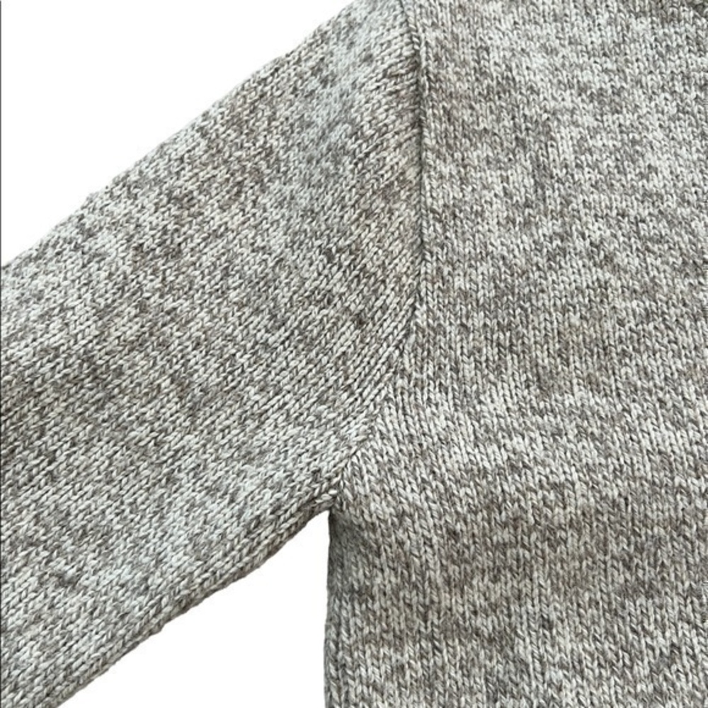 Orvis Gray Wool Two Button Sweater Pullover - image 5